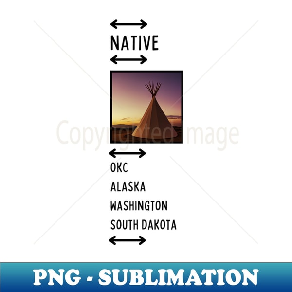Native Images Text Native American Teepee Side Text Design - Aesthetic Sublimat | Inspire ...