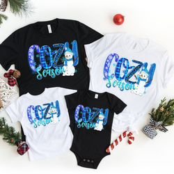 cozy season shirt, snowmen sweatshirt, christmas matching shirt, cozy season matching shirts, christmas shirt, christmas