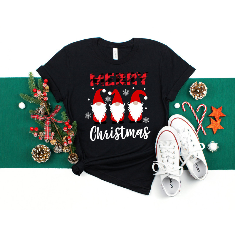 Merry Christmas Santa Claus T-shirt, Buffalo Plaid Merry Christmas Shirts, Merry Christmas, Christmas Shirt, Quarantine Christmas.jpg