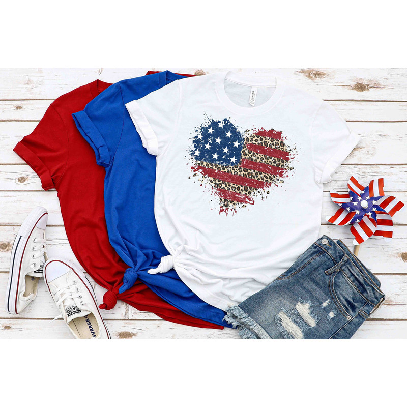 American Flag Shirt, American Flag Heart Shirt, Patriotic Shirt, USA Shirt, 4th of July Shirt, July 4th Shirt, Women's American Flag Shirt.jpg