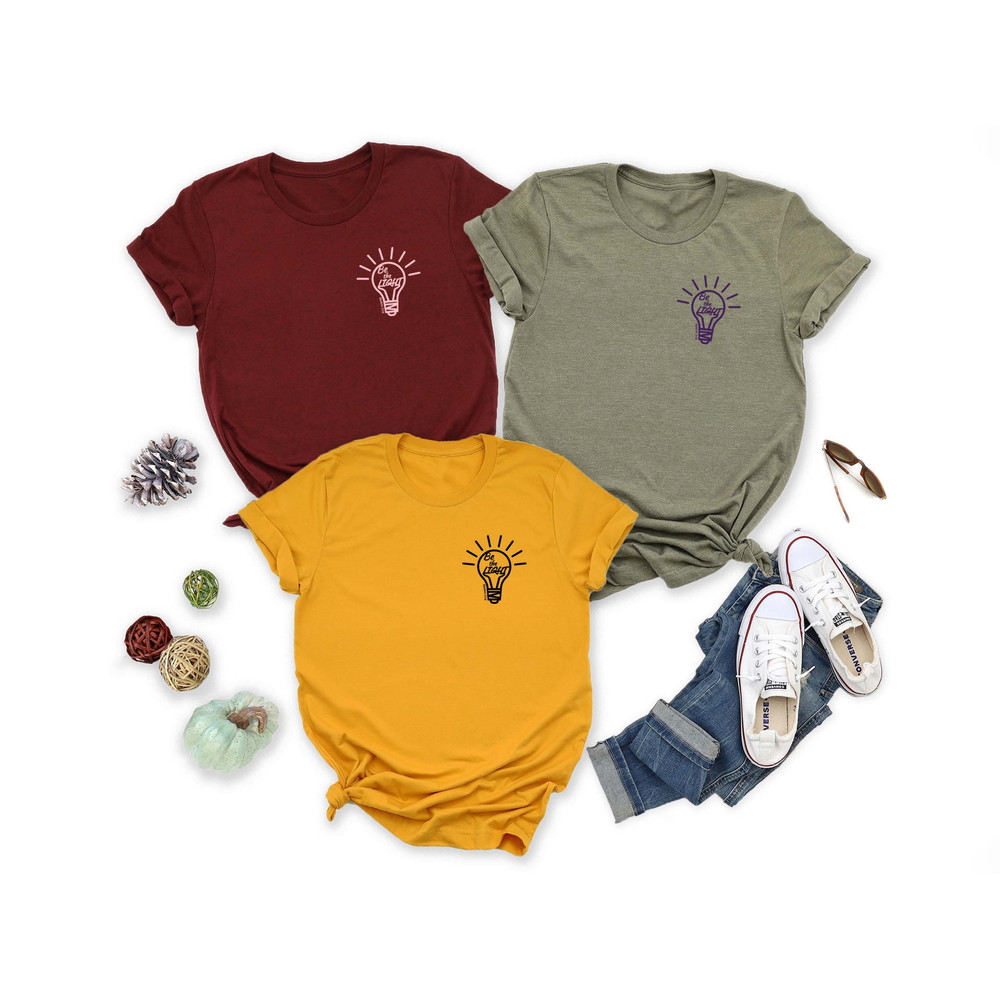 Be The Light Shirt, Christian Shirt, Inspirational Shirt, Religious Shirt, Faith Shirt, Matthew 514 Shirt, Bible Verse Tee, New Godly Shirt.jpg