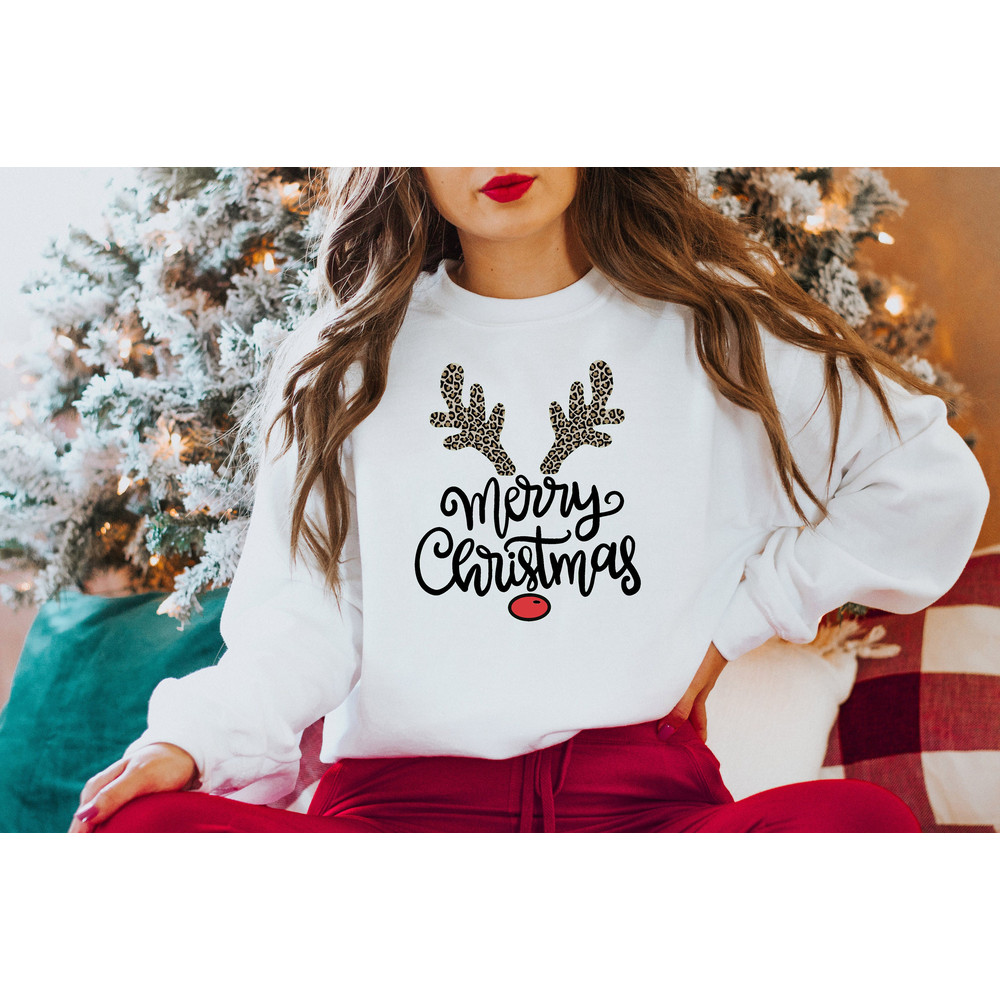 Merry Christmas Reindeer Shirt, Reindeer Shirt, Merry Christmas Shirt, Christmas Shirt, Christmas Family Shirt, Christmas Gift.jpg