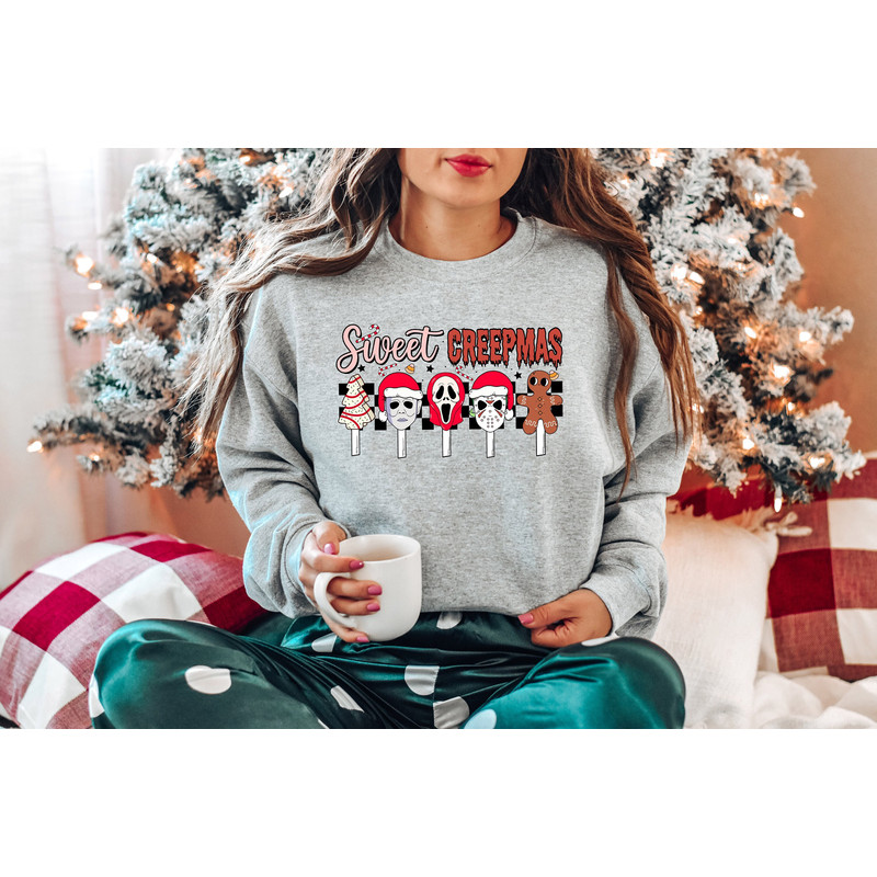 Sweet Creepmas Sweatshirt, Creepmas Sweatshirt, Christmas Horror Movie Characters Shirt, Christmas Sweatshirt, Christmas Kids Shirt.jpg