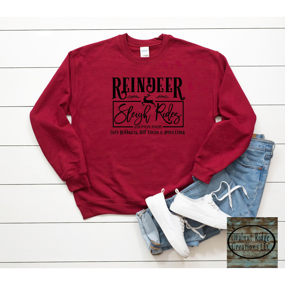 Christmas Sweatshirts, Christmas Reindeer Sweatshirt, Holiday Sweater, Holiday Sweatshirt, Christmas Sweater, Winter Sweatshirt.jpg