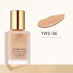 Original Double Wear DW Liquid Foundation Cream for Face High Coverage Makeup Base Sunscreen Enduring Oil Control