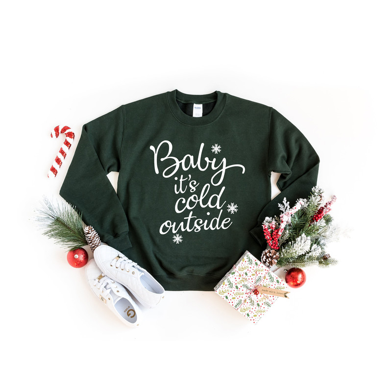 Baby its cold outside shirt - Christmas party shirt - Christmas shirt - Cute Women's Christmas shirt - Holiday shirt- Cute Christmas shirt.jpg