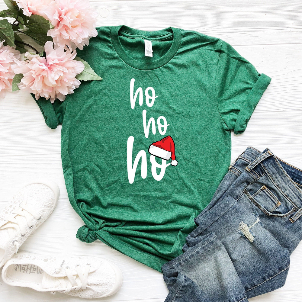 Christmas Shirt, Ho ho ho Shirt, Merry Christmas, Santa Shirt, Christmas Gift Shirt, Holiday Shirt, Winter Sweatshirt.jpg