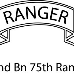 2nd bn 75th ranger vector file svg dxf eps png jpg file