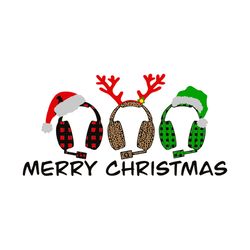 merry christmas svg, headset with mic svg, santa svg, reindeer svg, buffalo plai svg, leopard svg, digital download