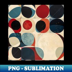 Minimalistic Geometric Patterns in an Abstract Oil Painting - Signature Sublimation PNG File - Boost Your Success with this Inspirational PNG Download