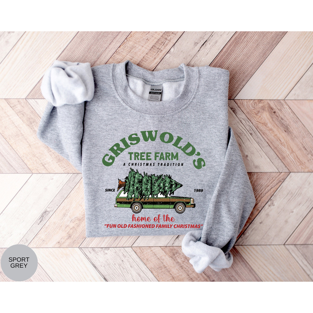 Griswolds Christmas Sweatshirt, Griswold's Tree Farm Since 1989 Shirt, Cute Christmas Shirt, Christmas Family, Christmas Gift, Tree Sweater.jpg