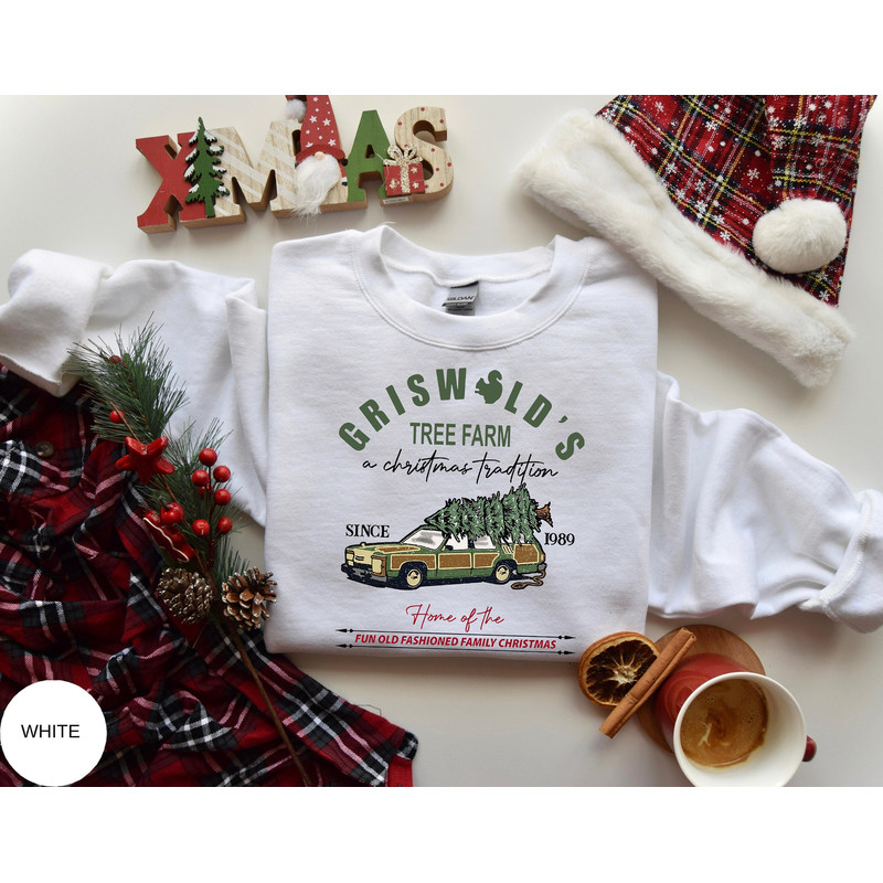 Griswolds Sweatshirt, Griswolds Tree Farm Shirt, Fun Old Fashioned Family Christmas, Christmas Sweatshirt, Cute Xmas Apparel, Griswold Tee.jpg