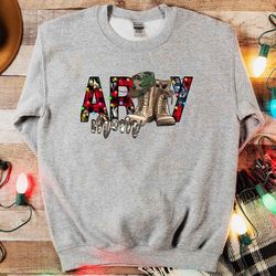 army mom christmas sweatshirt us army xmas shirt gifts for army mothers armed forces sweatshirt military mama christ
