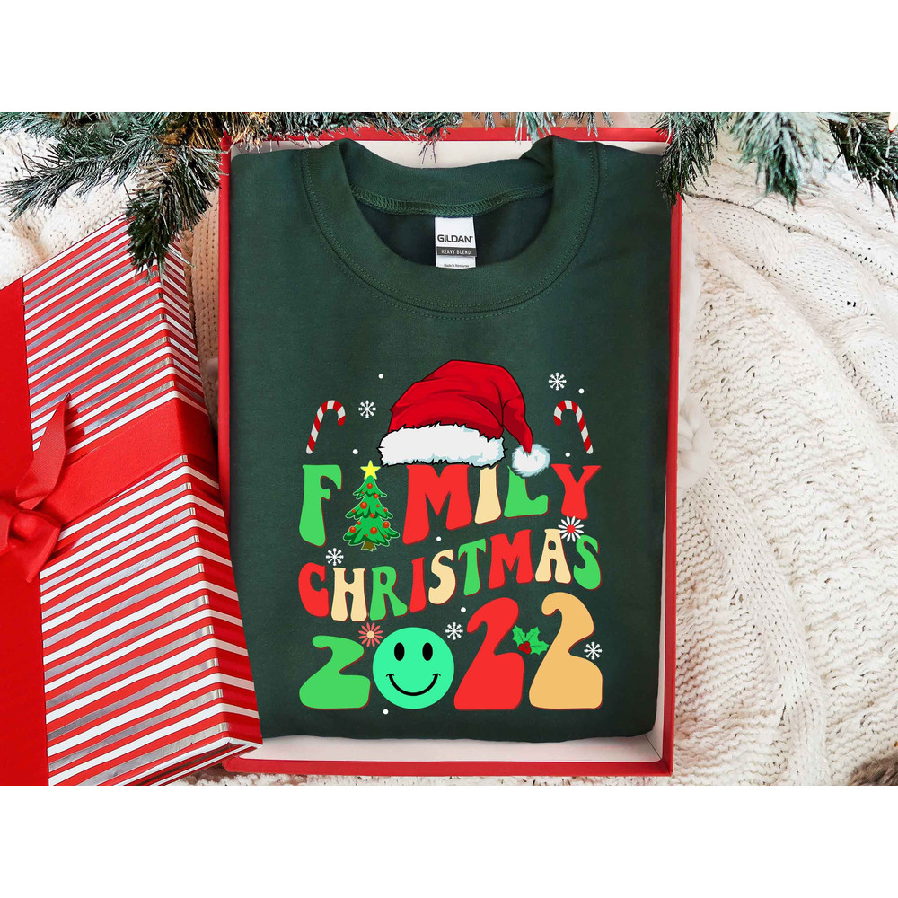 Family Christmas 2022 Sweatshirt, Christmas Shirt, Matching Christmas Santa Shirts, Christmas gift, Christmas Party shirt, Christmas Family.jpg