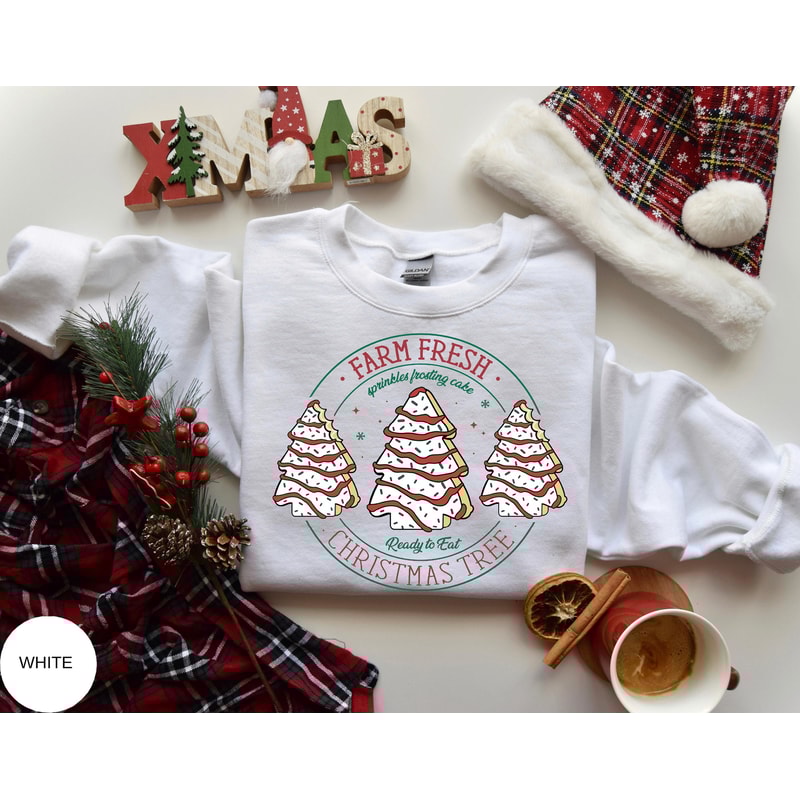 Farm Fresh Christmas Trees Shirt, Christmas Tree Sweatshirt, Christmas Tree Sweater, Christmas Holiday Shirt, Farm Fresh Sweater, Xmas Tree.jpg