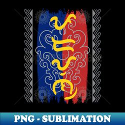 Philippine Flag  Baybayin word Padayon to Continue - Premium PNG Sublimation File - Perfect for Sublimation Mastery