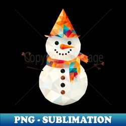 Snowman - Artistic Sublimation Digital File - Transform Your Sublimation Creations
