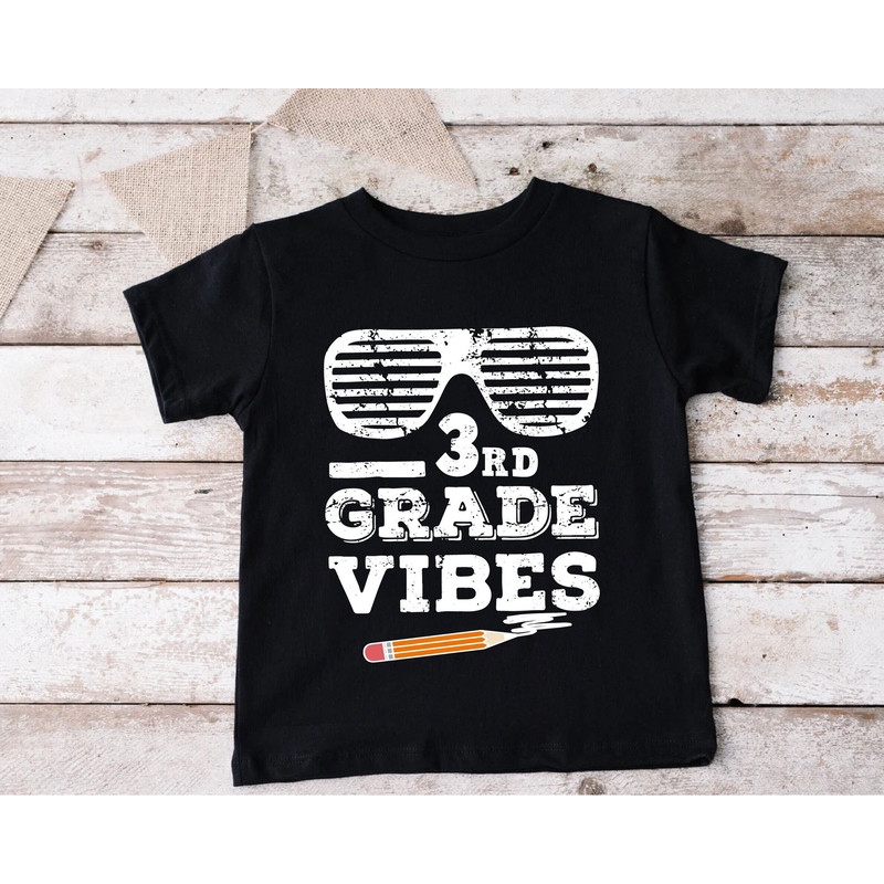3rd Grade Vibes T-Shirt, Hello Third Grade Shirt, Back To School Shirt, Kids School Shirt, First Day of School, 3rd Grade Kids Shirt.jpg