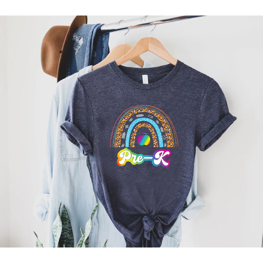 Pre-K T-Shirt, Pre-K Teacher Shirt, Pre-K Teacher Gift, Back To School Shirt, Teacher Appreciation, Teacher Life Shirt, Women Teacher Tee.jpg