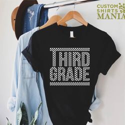 third grade teacher tshirt, third grade shirt, first day of school, back to school tee, kids school tee,3rd grade gift,t