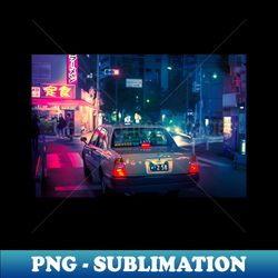 Late night taxi ride - Premium PNG Sublimation File - Perfect for Sublimation Art