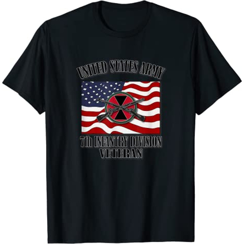 7th Infantry Division Veteran (Front Design) T-Shirt.jpg