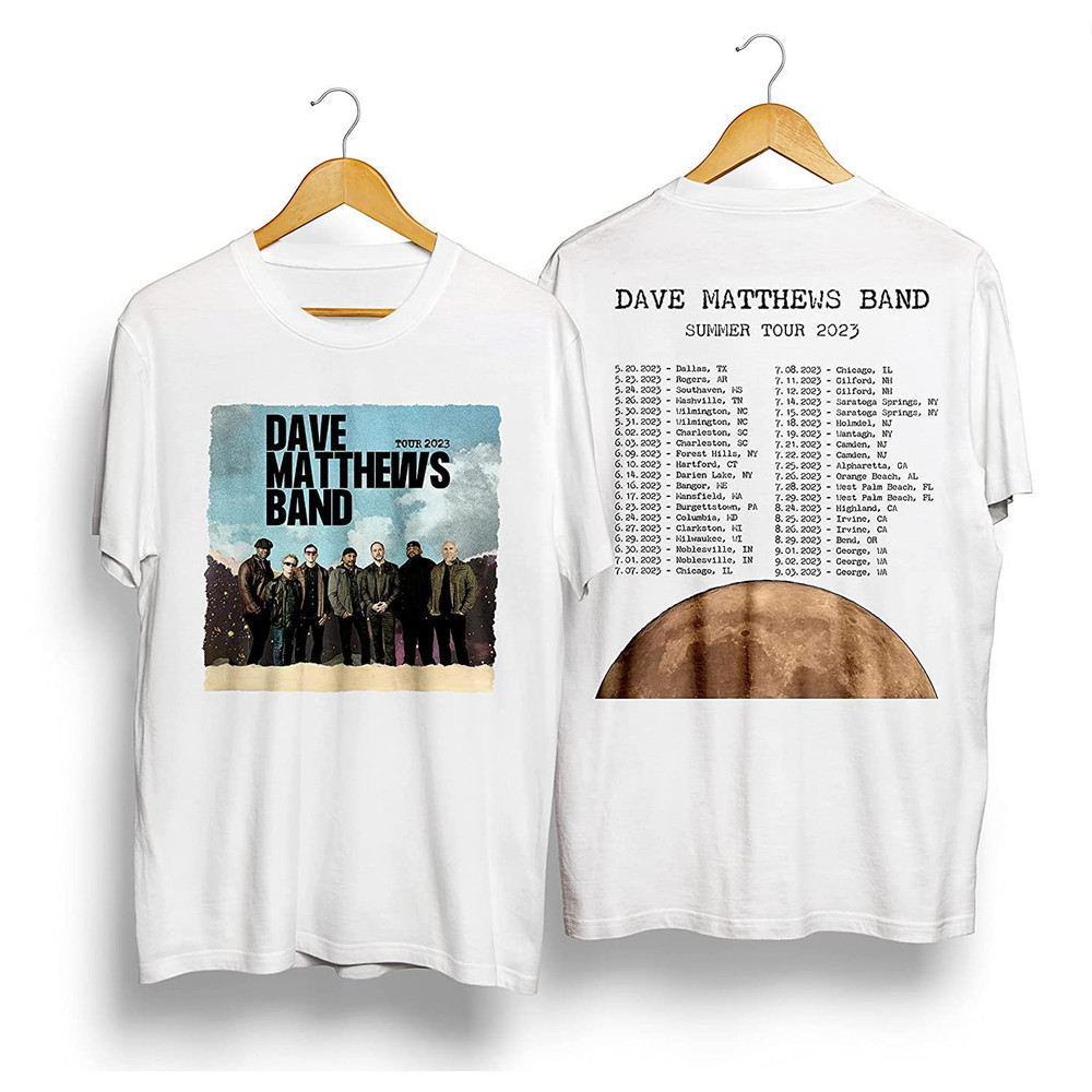 Dave Matthews Band Tee, DMB Summer Tour 2023, Unisex Music T-shirt, Dave Matthews Band Fan Gift Shirt, Dave Matthews Band Concert Tee.jpg