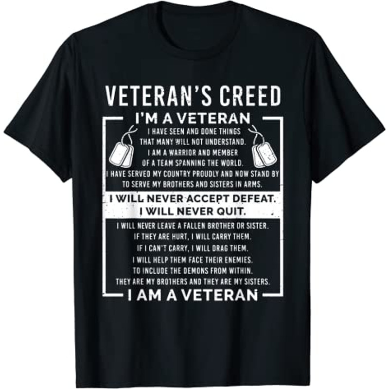 Veteran's creed Patriot War USA Oath Grandpa T-Shirt.jpg
