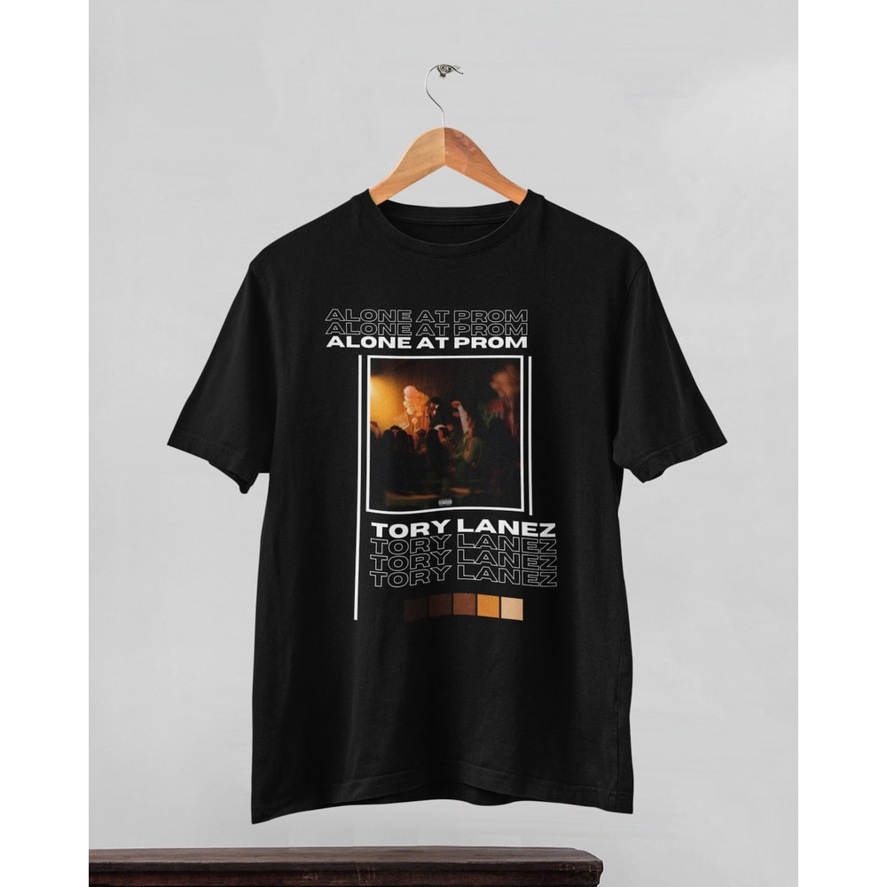 Tory Lanez Shirt, Tory Lanez Album Cover Shirt, Alone at Prom Album Shirt, Tory Lanez Fan Gift, Alone at Prom Mid-century Print Shirt.jpg