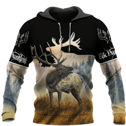 Deer Hunting 3D PP Hoodie