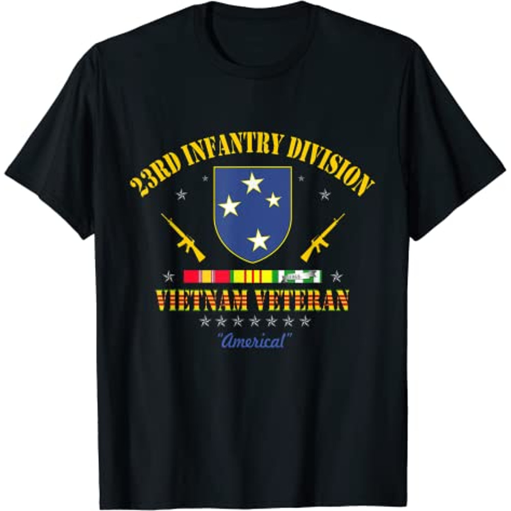 US Army 23rd Infantry Division Vietnam Veteran Mens Gift T-Shirt.jpg