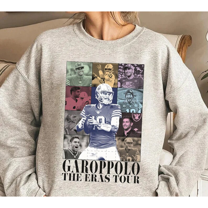 Jimmy Garoppolo The Eras Tour Shirt, Vintage 90s Football Bootleg Style T-Shirt, Garoppolo Shirt, Garoppolo Merch.jpg