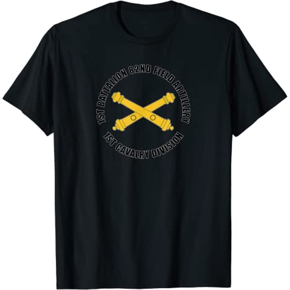 1st Battalion 82nd Field Artillery 1st Cavalry Division Vet T-Shirt.jpg