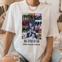 vintage big time rush shirt, big time rush eras tour shirt, big time rush merch