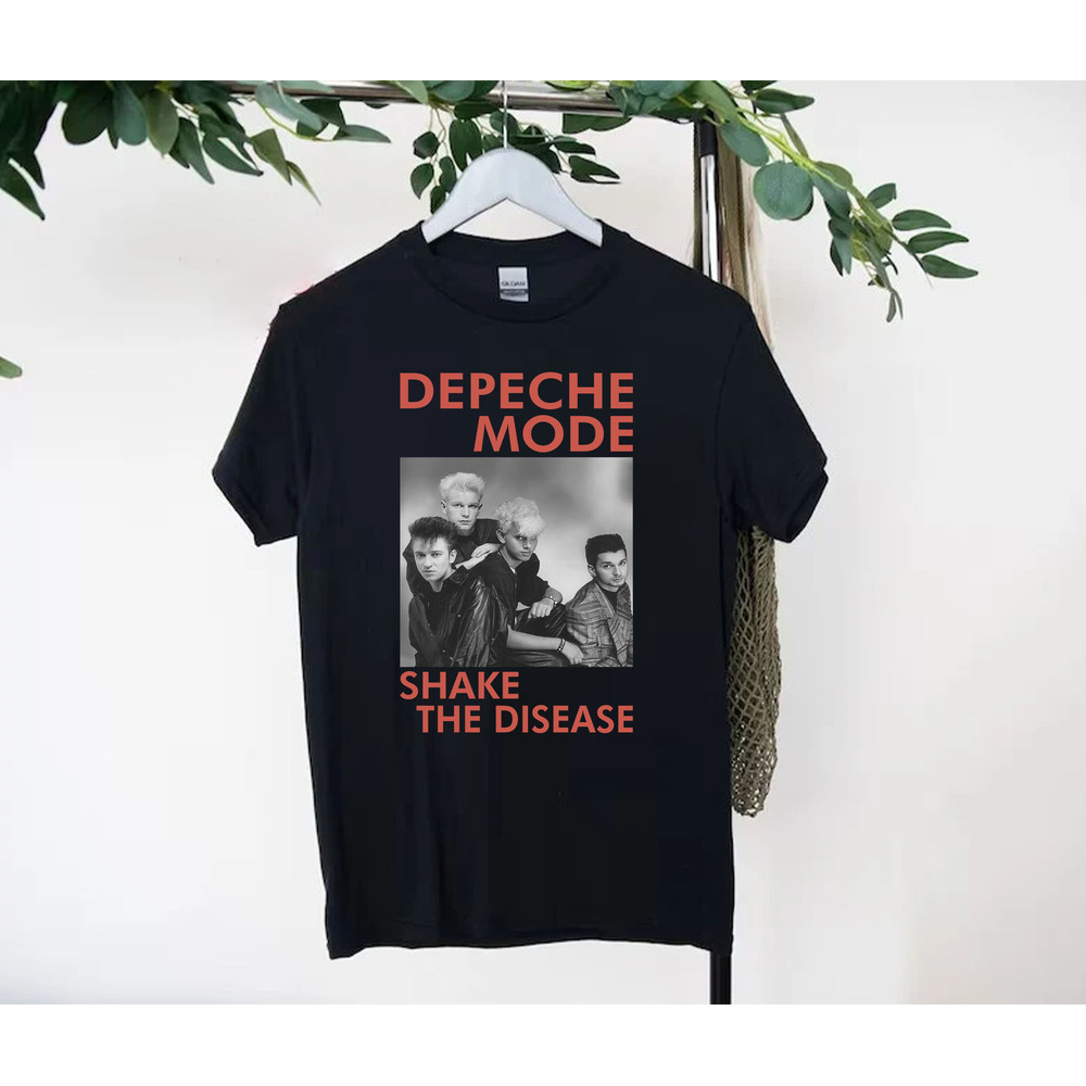 DEPECHE MODE Shake The Disease Black Unisex T-Shirt.jpg