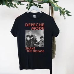 depeche mode shake the disease black unisex t-shirt