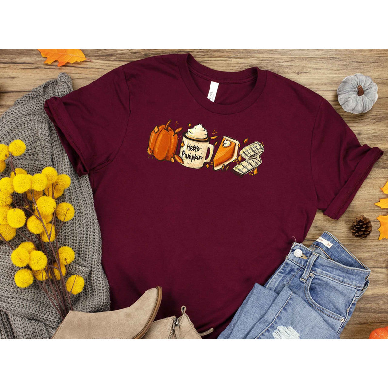 Pumpkin Spice Latte Shirt, Fall Coffee Shirt, Cute Fall Sweatshirt, Gift For Thanksgiving, Women's fall shirt, Fall Pumpkin Spice Shirt.jpg