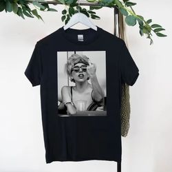lady gaga shirt, lady gaga retro vintage print t-shirt, lady gaga unisex clothing