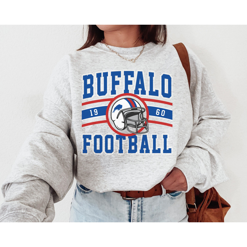 Vintage Buffalo Football Crewneck, Buffalo Bill Sweatshirt, Bill Sweatshirt, Bills Football, Buffalo New York, Buffalo Fan Gift.jpg