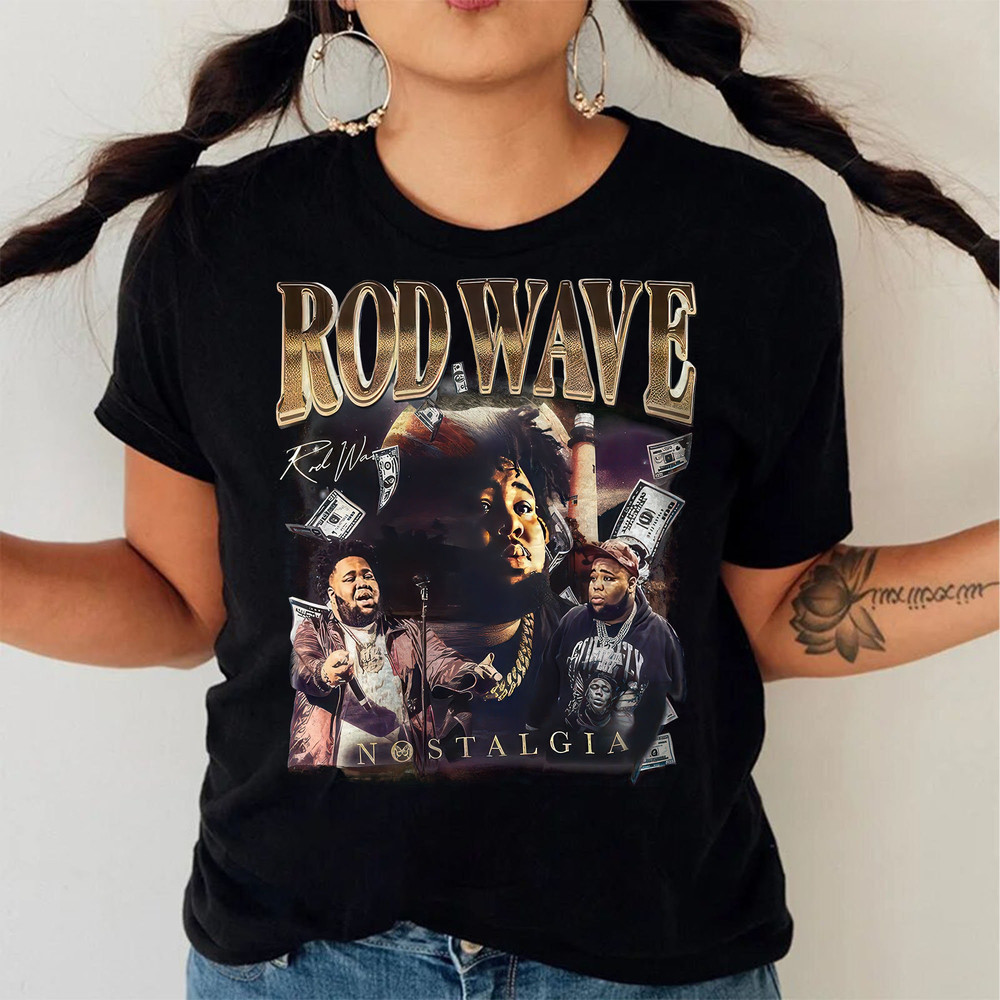 Rod Wave Nostalgia 90s Rap Music Shirt, Bootleg Vintage Y2K Sweatshirt, Retro Tour 2023 Concert Tickets Unisex Gift For Fan Hoodie.jpg