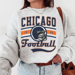 vintage chicago football crewneck sweatshirt  t-shirt, bears shirt