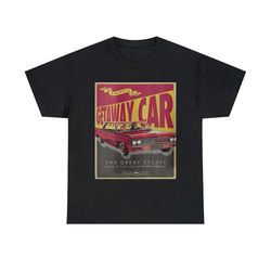 taylor swift getaway car t-shirt vintage poster, reputation album, sustainable t-shirt
