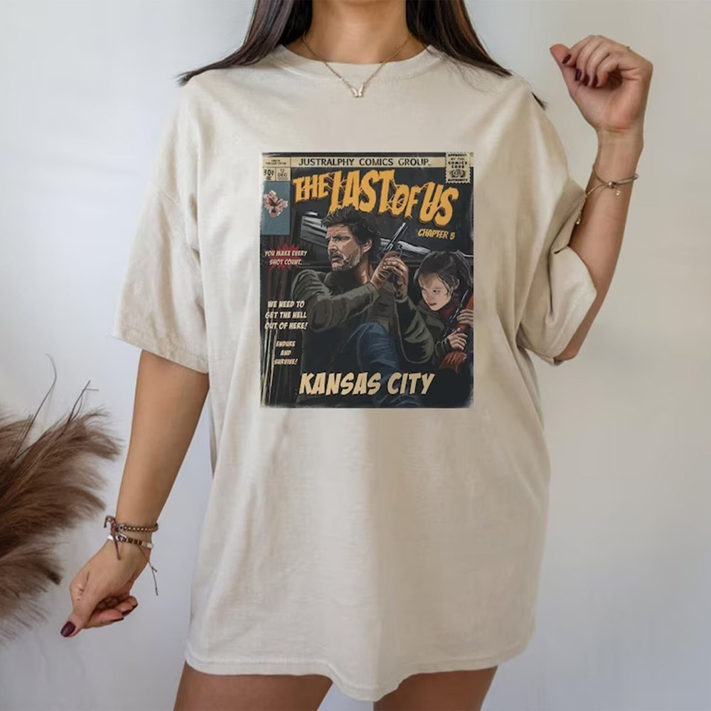 The last of us 2023 T-shirt, Pedro Pascal vtg poster shirt.jpg