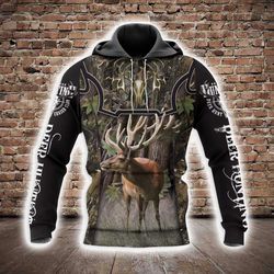 deer hunting all over printed hoodie ai100218