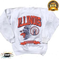 Vintage NCAA Illinois Fighting Illini Shirt, University of Illinois Shirt, Colle , Best Gift Ever, Gift For Fan, Sports