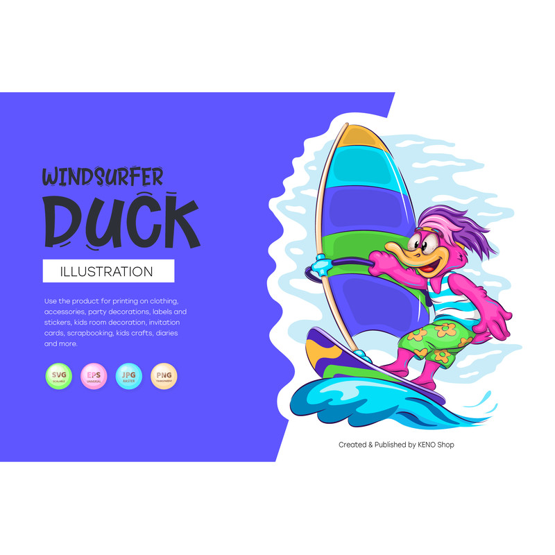 Cartoon Duck Windsurfer_preview_01_1.jpg