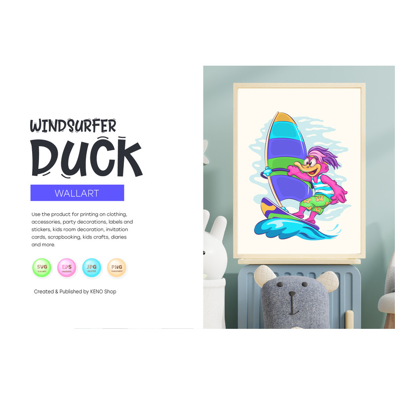 Cartoon Duck Windsurfer_preview_04_1.jpg