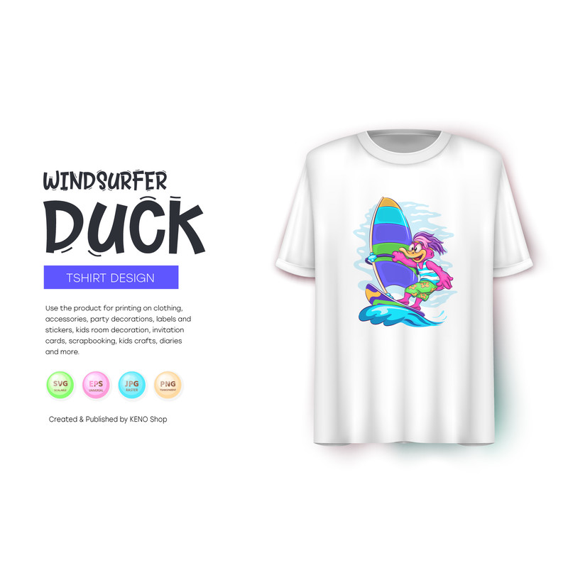 Cartoon Duck Windsurfer_preview_06_1.jpg