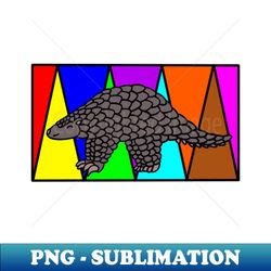 Cute funny pangolin - Vintage Sublimation PNG Download - Transform Your Sublimation Creations