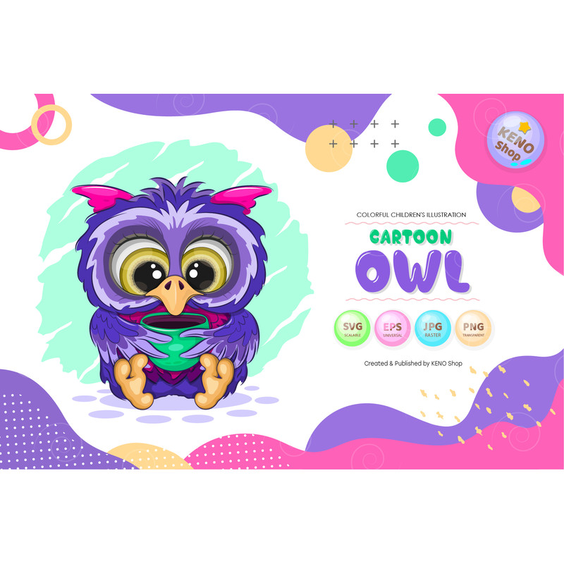 Cartoon owl with a cup_preview_01_1.jpg